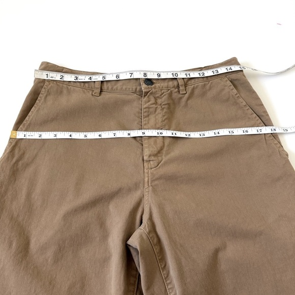 Nili Lotan Carpenter Slouchy Pants Men Size 29 Cotton Casual Twill Khaki Tan - Picture 9 of 14